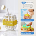 Press-Type Ice Tray Water Bottle