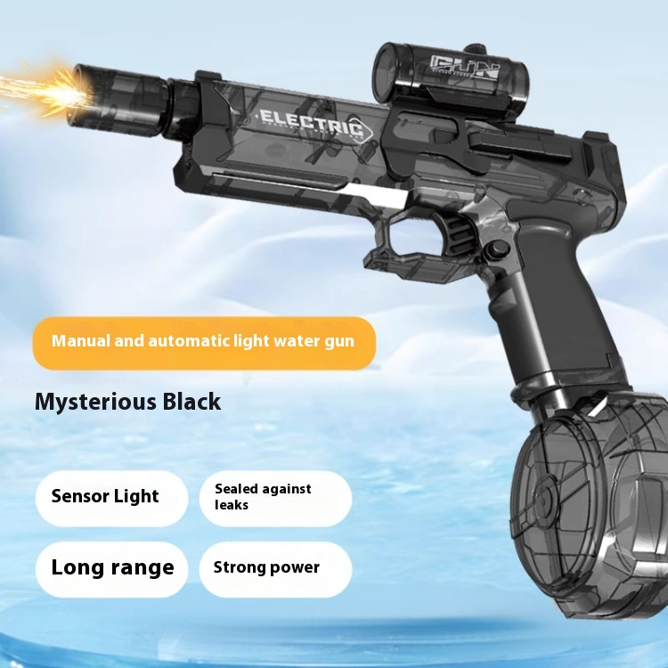 Fire Rat Electric Water Pistol Cool Light Full Automatic Water Spray Gun